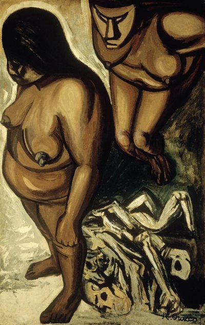 Indische Frauen, aus der Serie Los teules von José Clemente Orozco